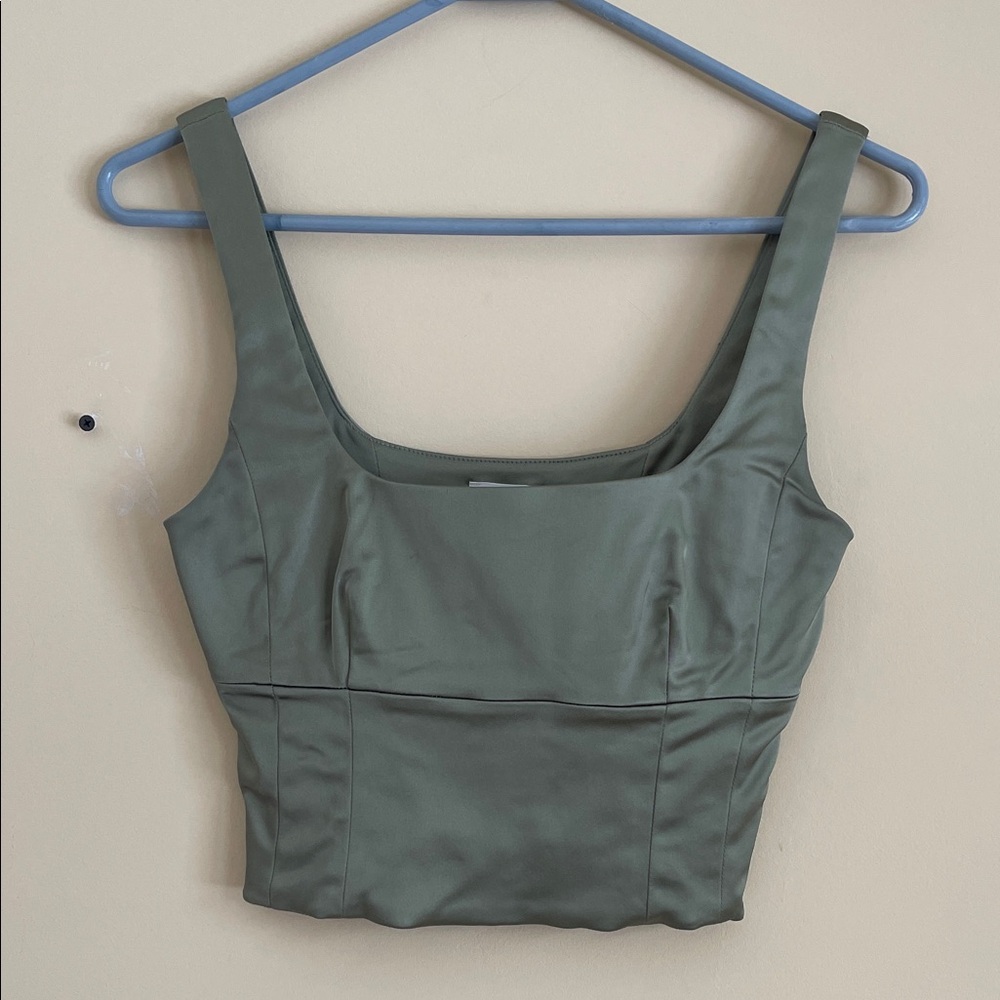 Wilfred Olive Crop Top